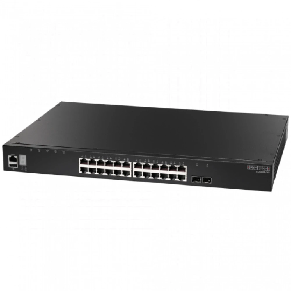 Коммутатор Edge-corE ECS4620-28T ECS4620-28T|| 1000 Base-T (1000 мбит/с), 2 SFP порта