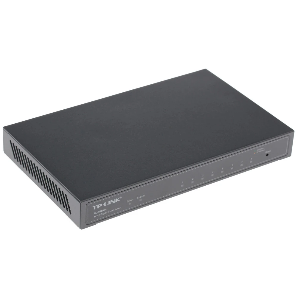 Коммутатор TP-Link Omada SG2008 1000 Base-T (1000 мбит/с)