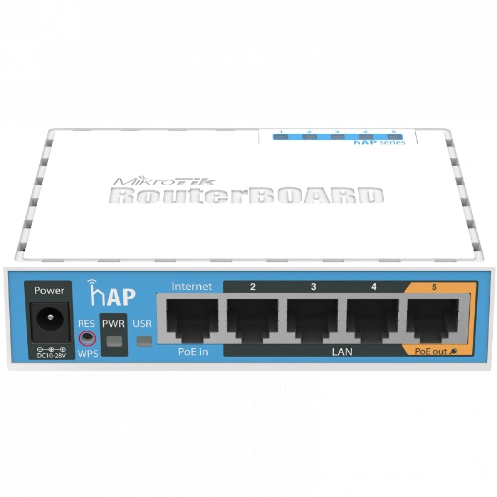 Маршрутизатор Mikrotik RB951Ui-2nD 10/100 Base-TX (100 мбит/с)