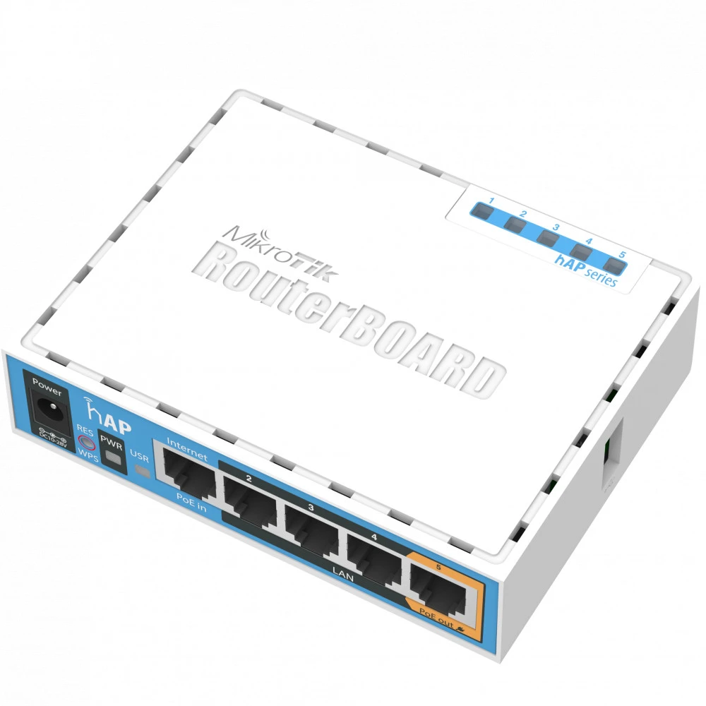 Маршрутизатор Mikrotik RB951Ui-2nD 10/100 Base-TX (100 мбит/с)