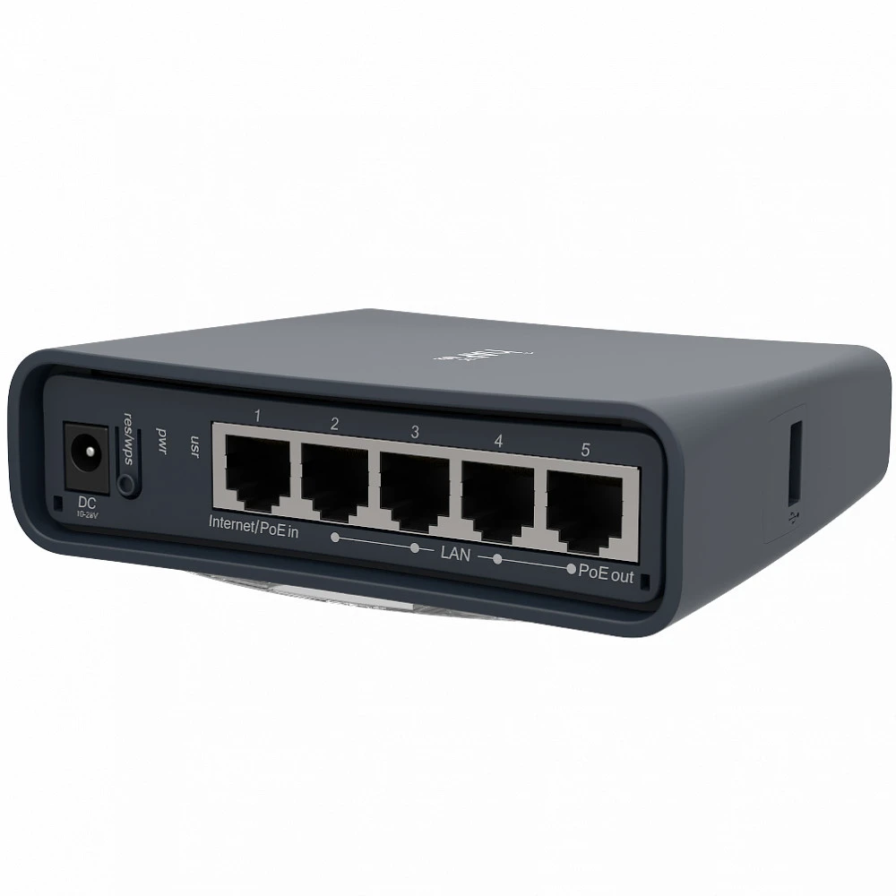 Маршрутизатор Mikrotik hAP ac lite tower RB952Ui-5ac2nD-TC 10/100/1000 Base-TX (1000 мбит/с)