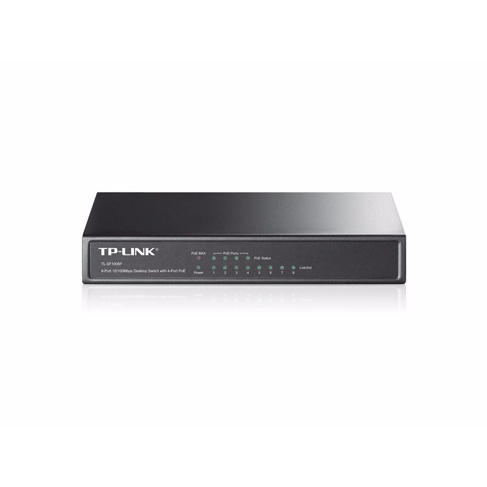 Коммутатор TP-Link (SOHO) TL-SF1008P 100 Base-TX (100 мбит/с)