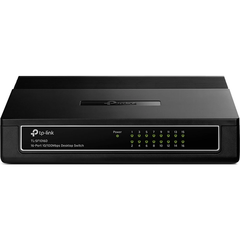 Коммутатор TP-Link TL-SF1016D 100 Base-TX (100 мбит/с)