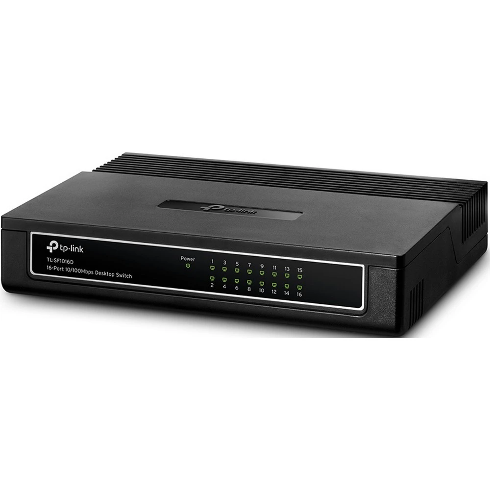 Коммутатор TP-Link TL-SF1016D 100 Base-TX (100 мбит/с)