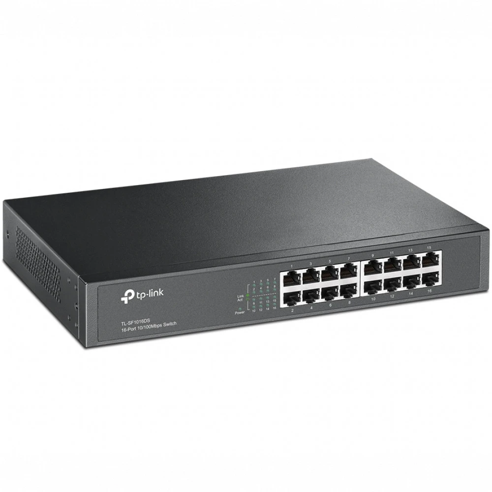 Коммутатор TP-Link TL-SF1016DS 100 Base-TX (100 мбит/с)