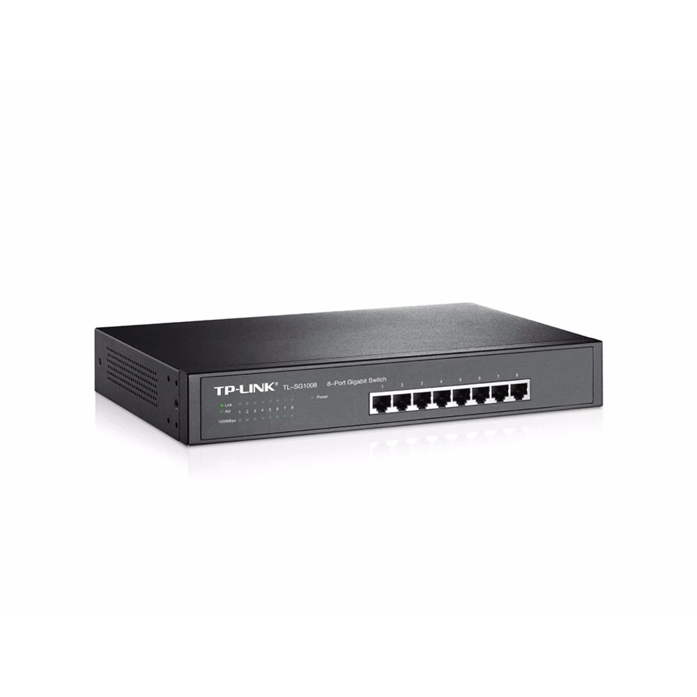 Коммутатор TP-Link TL-SG1008 1000 Base-TX (1000 мбит/с)