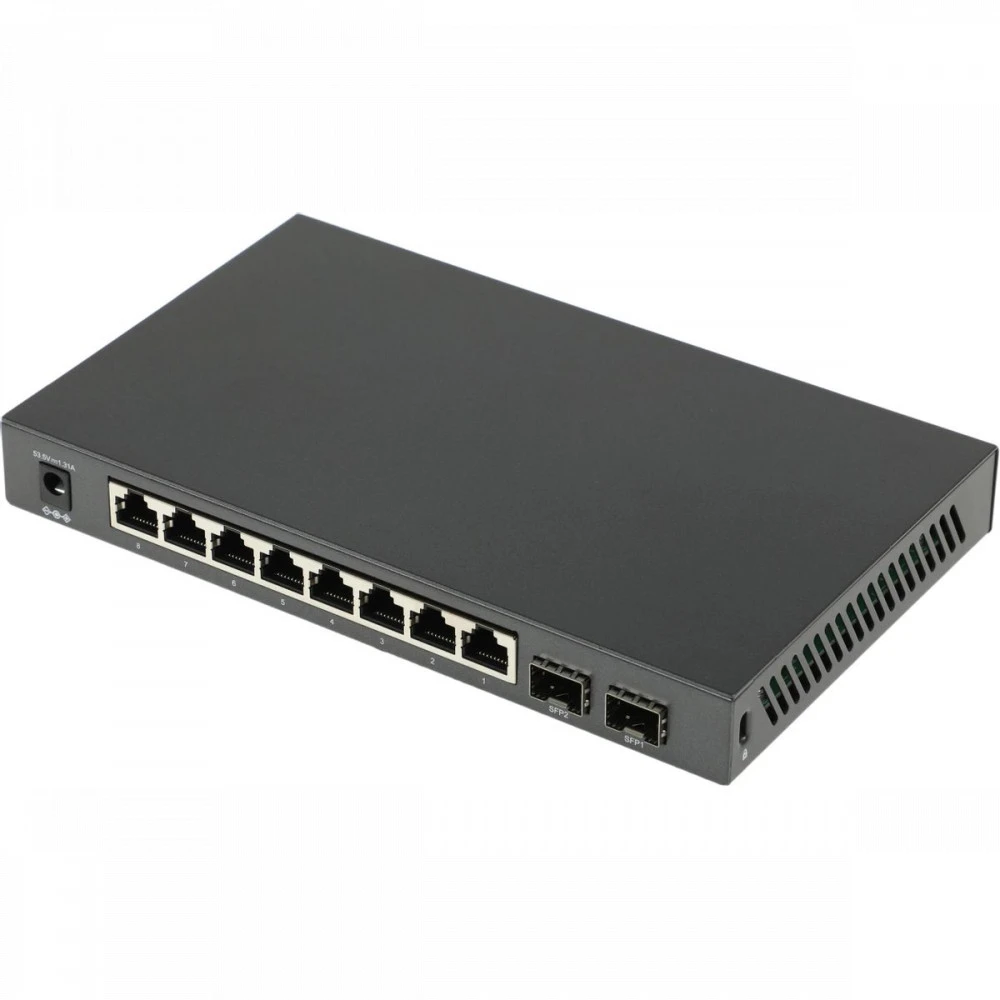Коммутатор TP-Link TL-SG2210P 1000 Base-TX (1000 мбит/с), 2 SFP порта