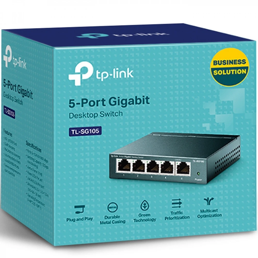 Коммутатор TP-Link TL-SG105 1000 Base-TX (1000 мбит/с)