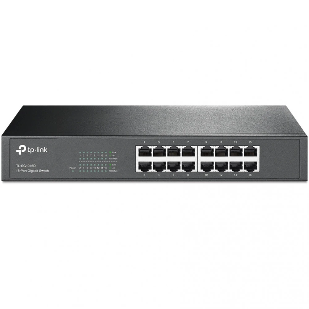 Коммутатор TP-Link TL-SG1016D 1000 Base-TX (1000 мбит/с)