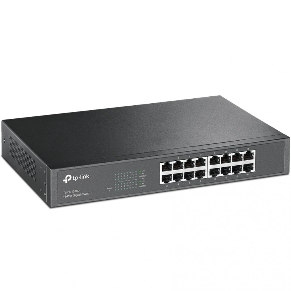 Коммутатор TP-Link TL-SG1016D 1000 Base-TX (1000 мбит/с)