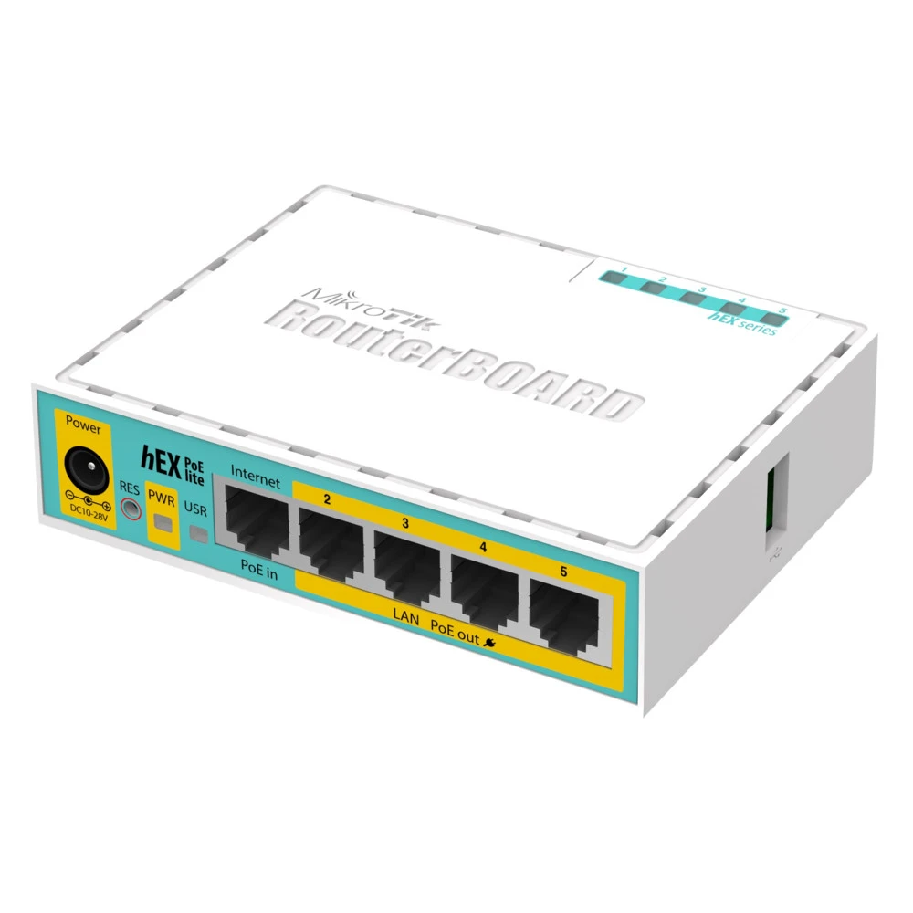 Маршрутизатор Mikrotik RB750UPr2 10/100 Base-TX (100 мбит/с)