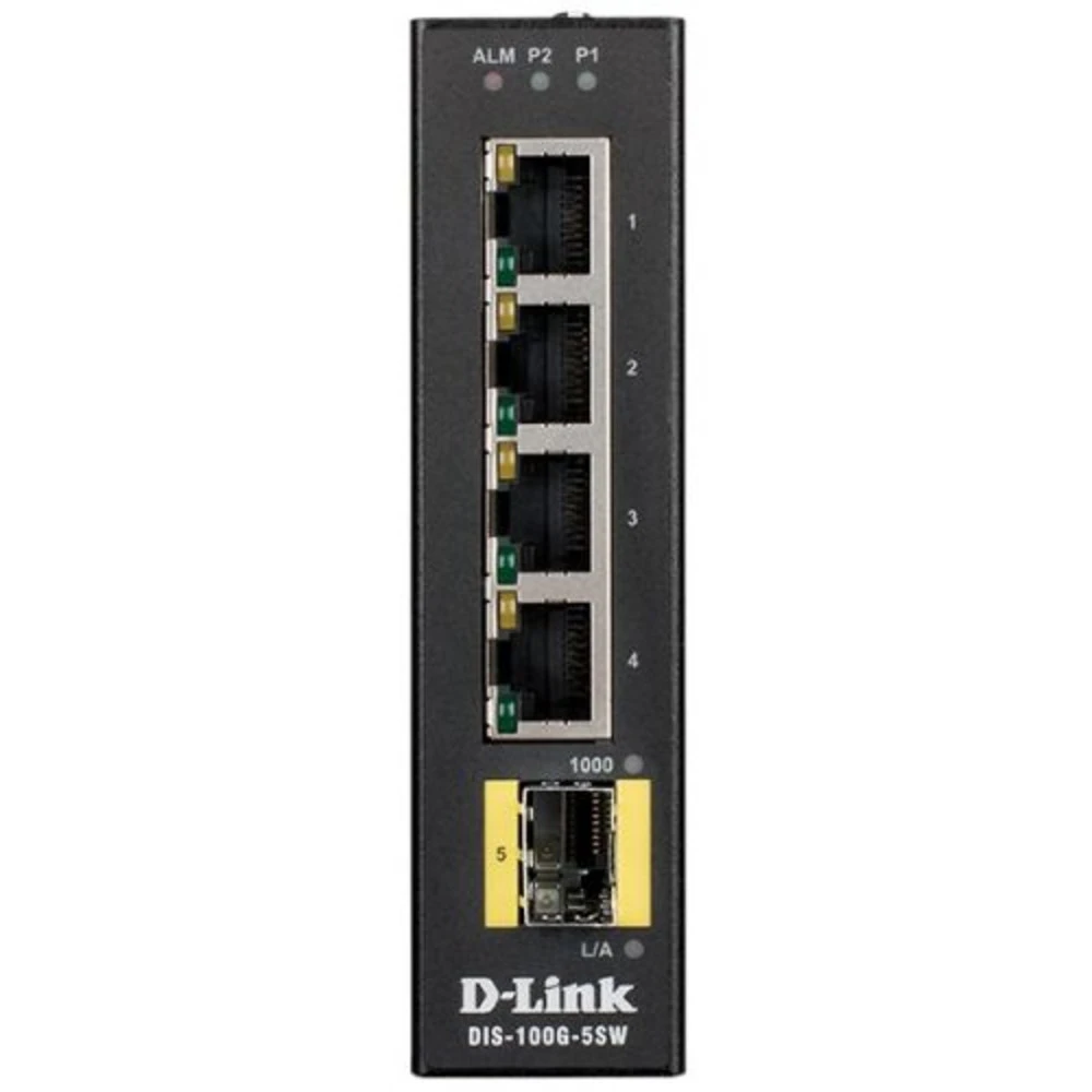 Коммутатор D-link DIS-100G-5SW/A1A 1000 Base-TX (1000 мбит/с), 1 SFP порт