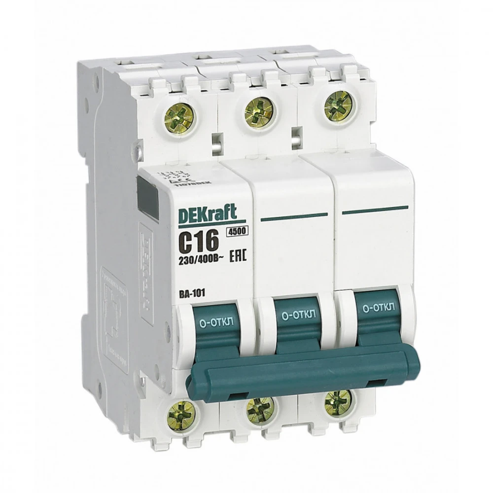 DEKraft 11078DEK ВА101 3Р C 16A 4,5кА
