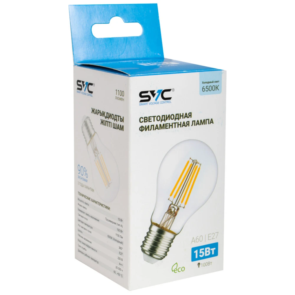 SVC A60-F-15W-E27-6500K