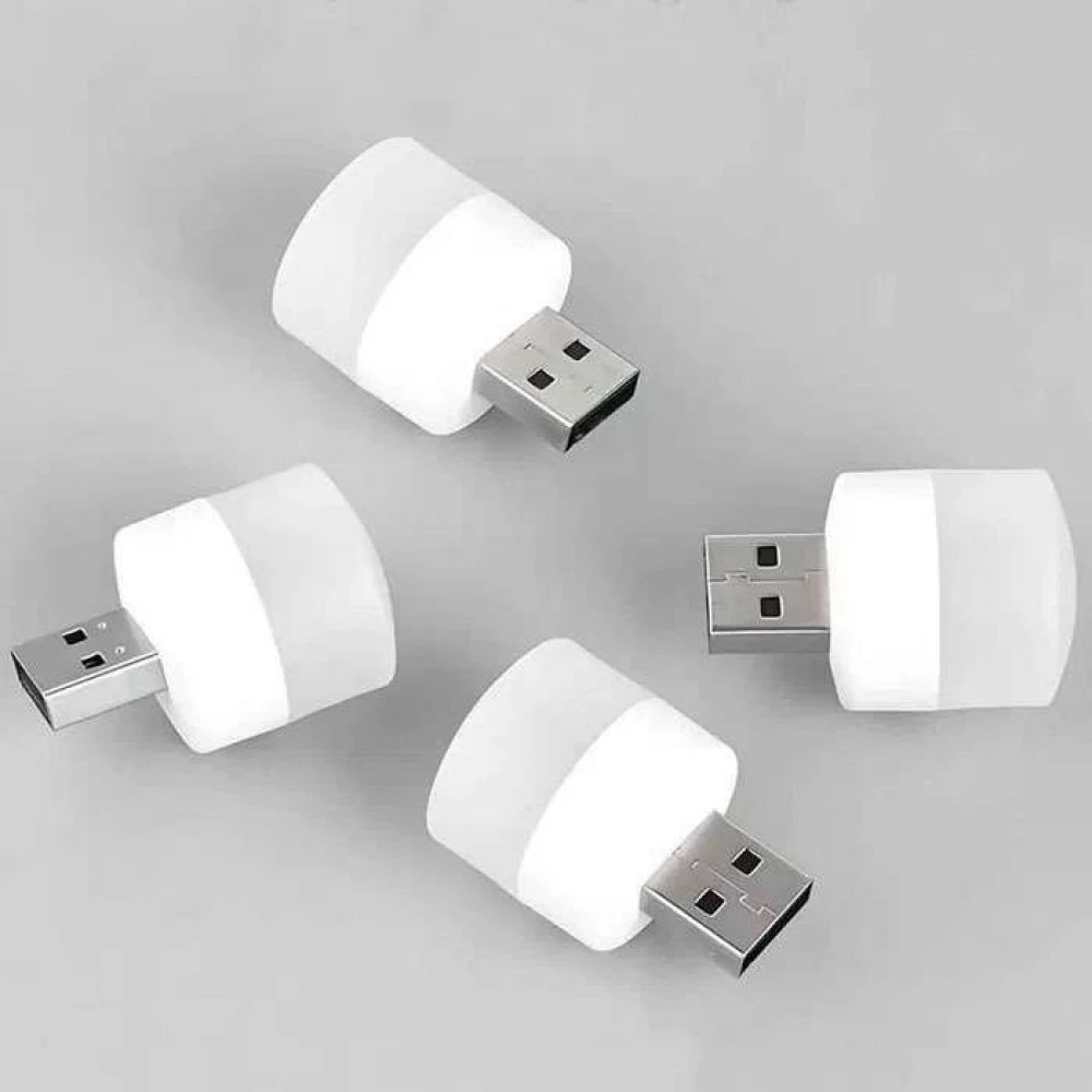 NO NAME USB LED лампочка, 5V, 1W, белый 0013264