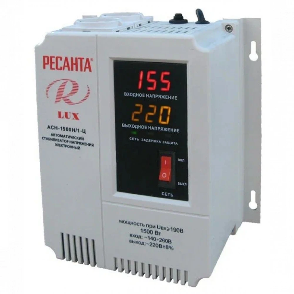 Стабилизатор Ресанта АСН-1500Н/1-Ц 63/6/20