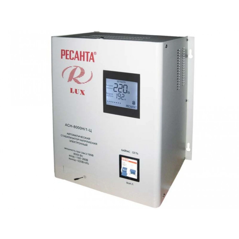 Стабилизатор Ресанта АСН-8000Н 63/6/17