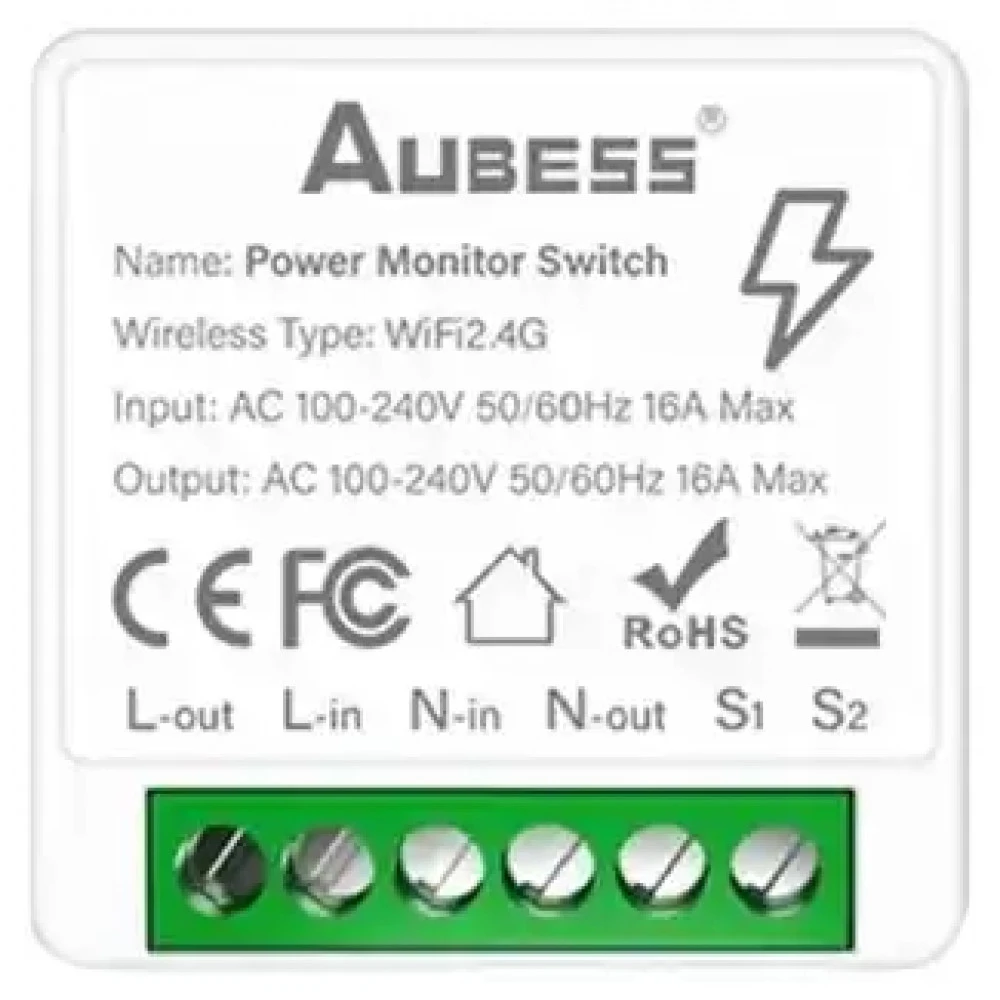 AUBESS Умный мини Wi-Fi выключатель 0013807