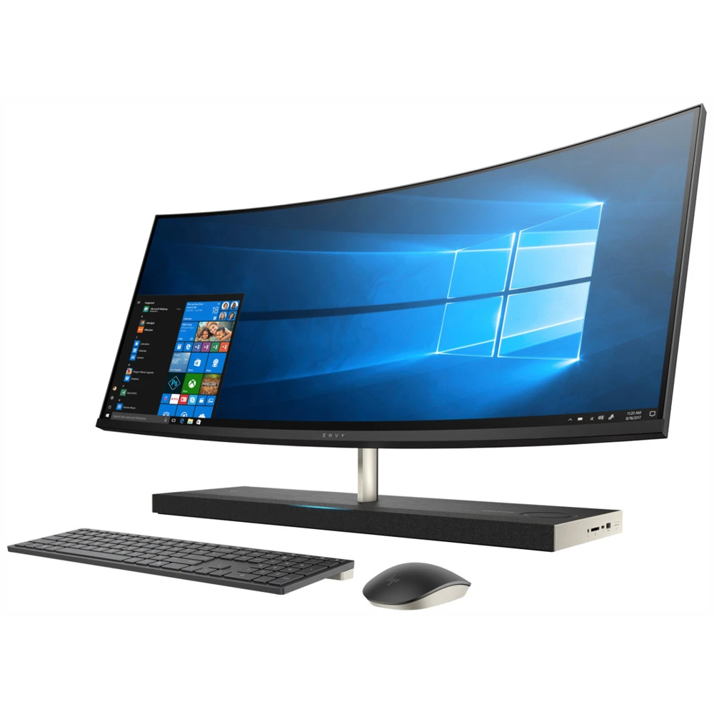 Моноблок HP Europe ENVY Curved All-in-One - 34-b105ur 4UE35EA 34 ", Intel, Core i7, 8700T, 2.4, 16 Гб, 2 Тб, 256 Гб