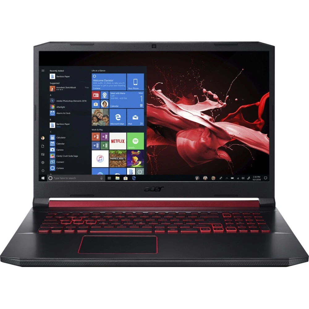 Ноутбук Acer Nitro 5 AN517-51-78F3 NH.Q5DER.01C 17.3 ", FHD 1920x1080 (16:9), Core i7, 8 Гб