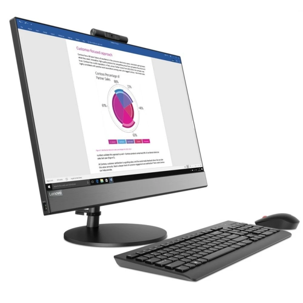 Моноблок Lenovo V530-24ICB 10UX00A2RU 23.8 ", Intel, Core i7, 9700T, 2.0, 16 Гб, 512 Гб