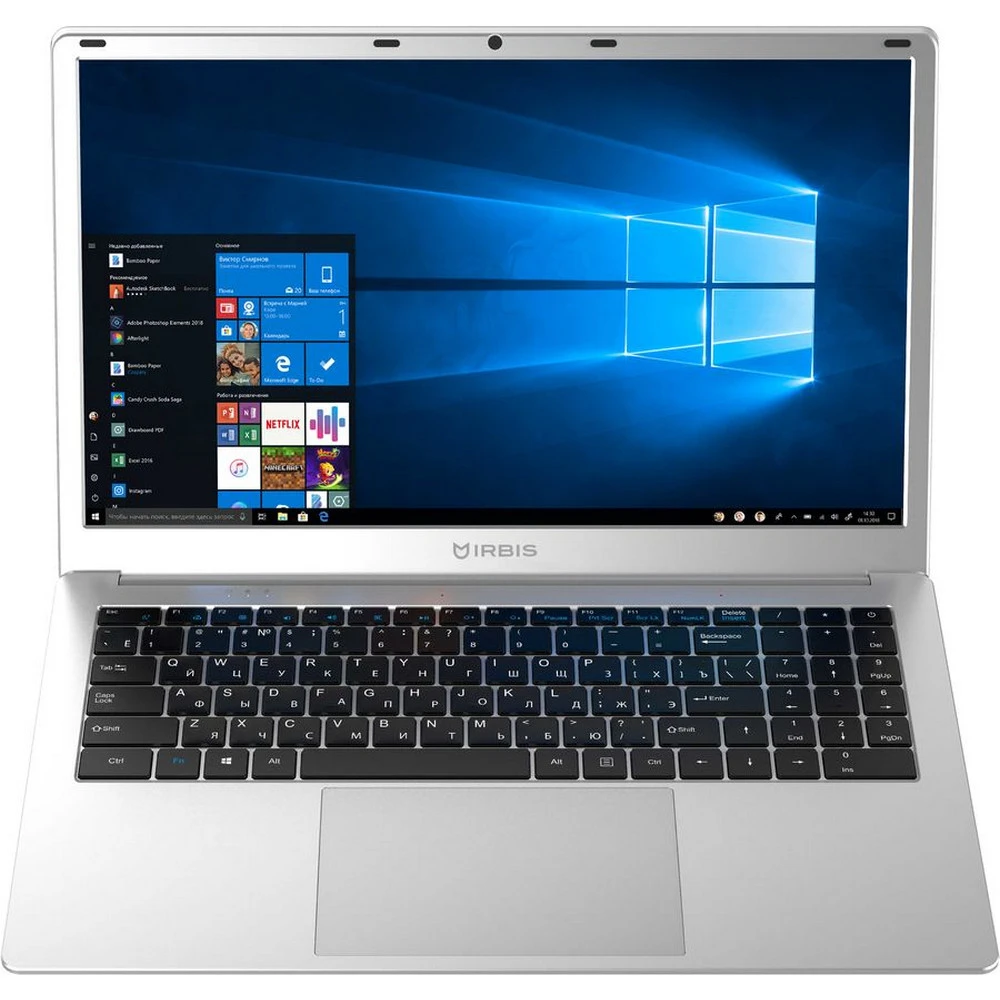 Ноутбук Irbis NB249 15.6 ", FHD 1920x1080 (16:9), Pentium, 4 Гб