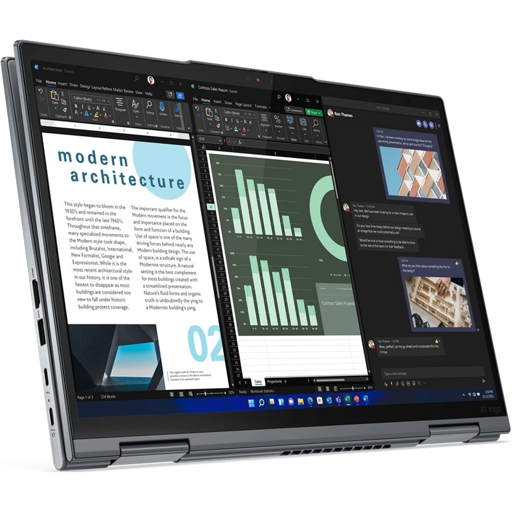 Ноутбук Lenovo ThinkPad X1 Yoga Gen 7 21CD0016RT 14 ", WUXGA 1920x1200 (16:10), Core i7, 16 Гб
