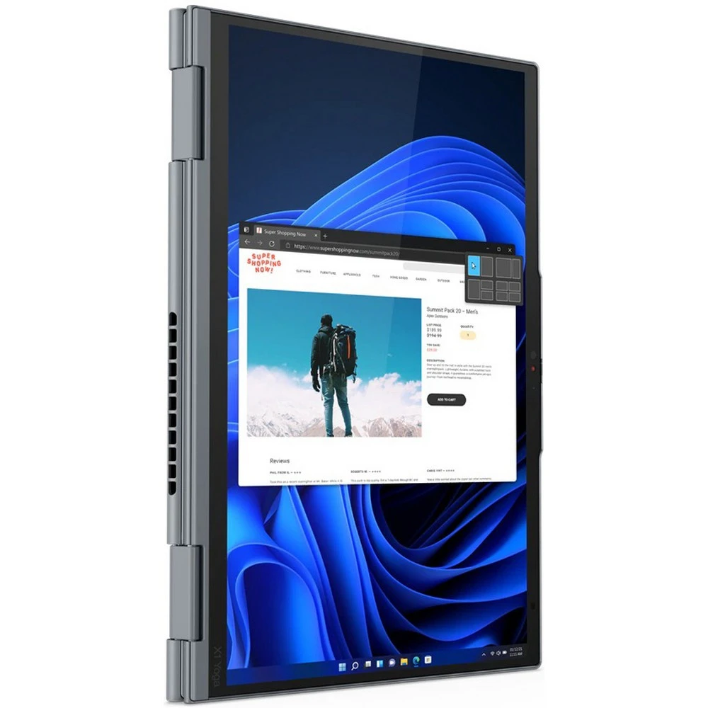 Ноутбук Lenovo ThinkPad X1 Yoga Gen 7 21CD0016RT 14 ", WUXGA 1920x1200 (16:10), Core i7, 16 Гб
