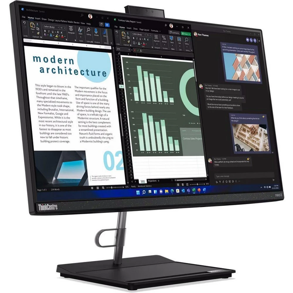 Моноблок Lenovo ThinkCentre Neo 30A 23.8 12B0004HRU 23.8 ", Intel, Core i3, 1220P, 1.5, 8 Гб, 256 Гб