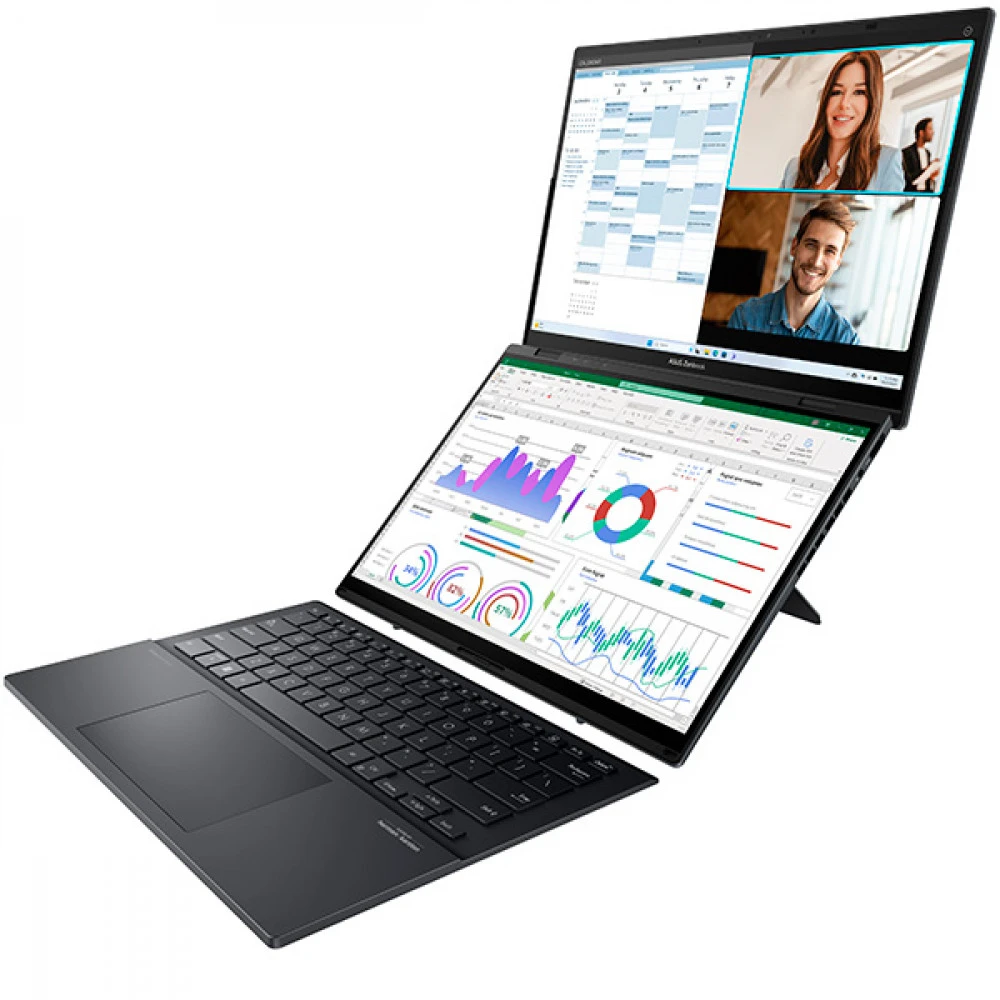 Ноутбук Asus Zenbook Duo OLED UX8406MA-QL316W 90NB12U1-M00FW0 14 ", FHD 1920x1080 (16:9), Core Ultra 7, 16 Гб