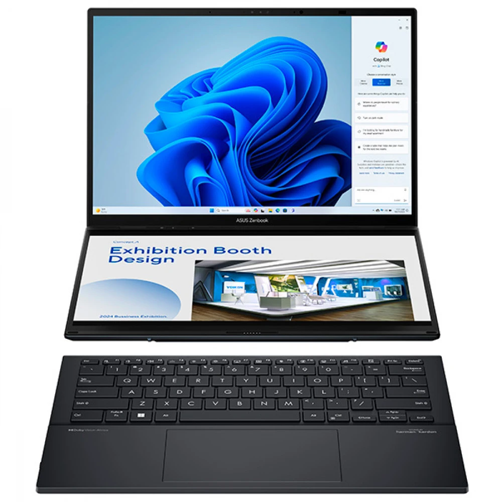 Ноутбук Asus Zenbook Duo OLED UX8406MA-QL316W 90NB12U1-M00FW0 14 ", FHD 1920x1080 (16:9), Core Ultra 7, 16 Гб