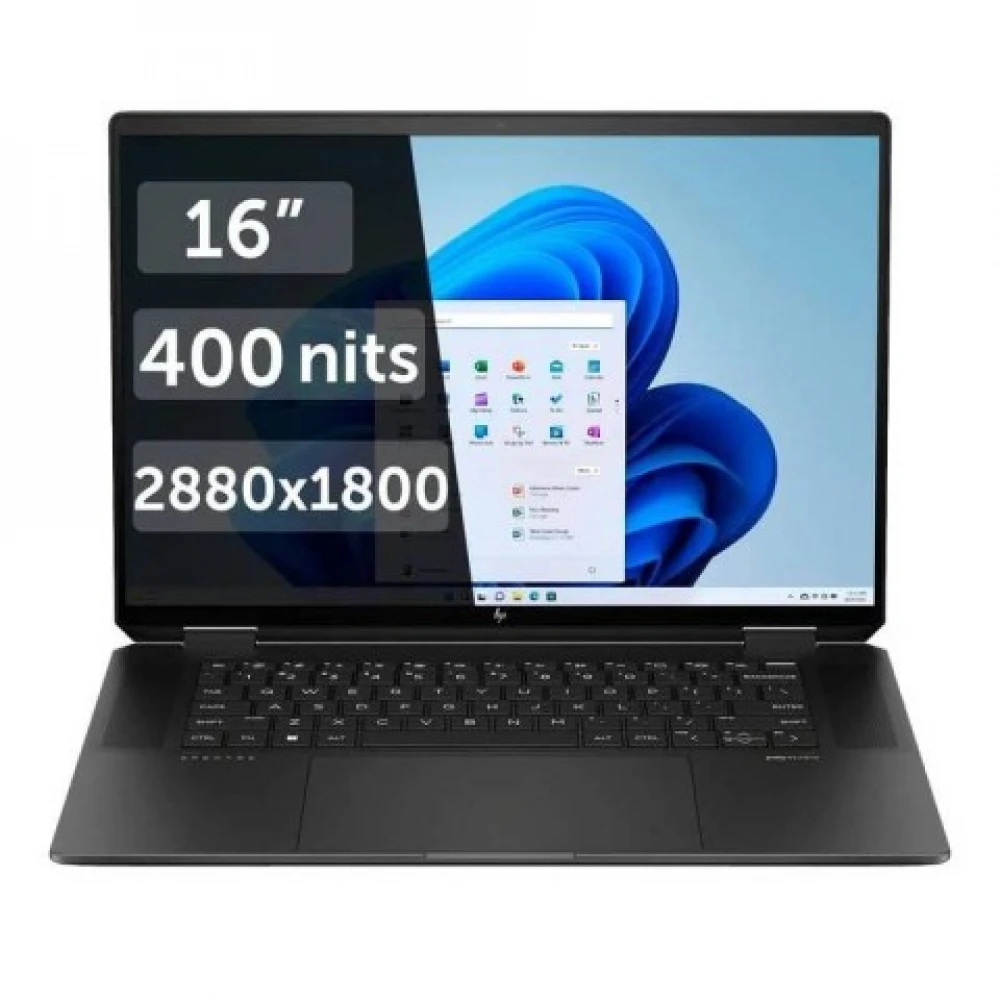 Ноутбук HP Spectre x360 16-aa0006ci 9U027EA 16 ", WQXGA+ 2880x1800 (16:10), Core Ultra 7, 32 Гб