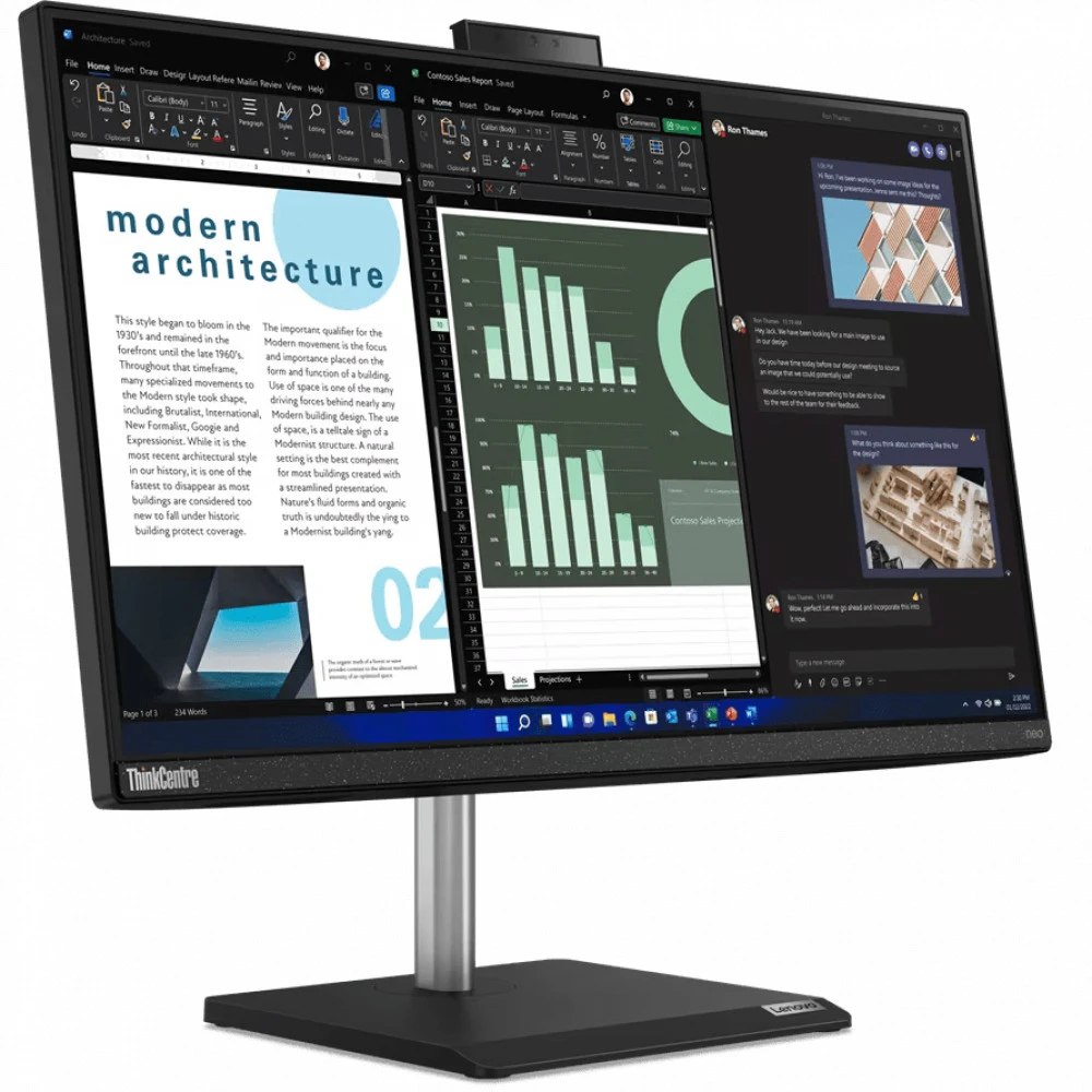 Моноблок Lenovo ThinkCentre neo 30a 24 Gen 4 12JYA02K00 23.8 ", Intel, Core i5, 13420H, 3.4, 8 Гб, 512 Гб