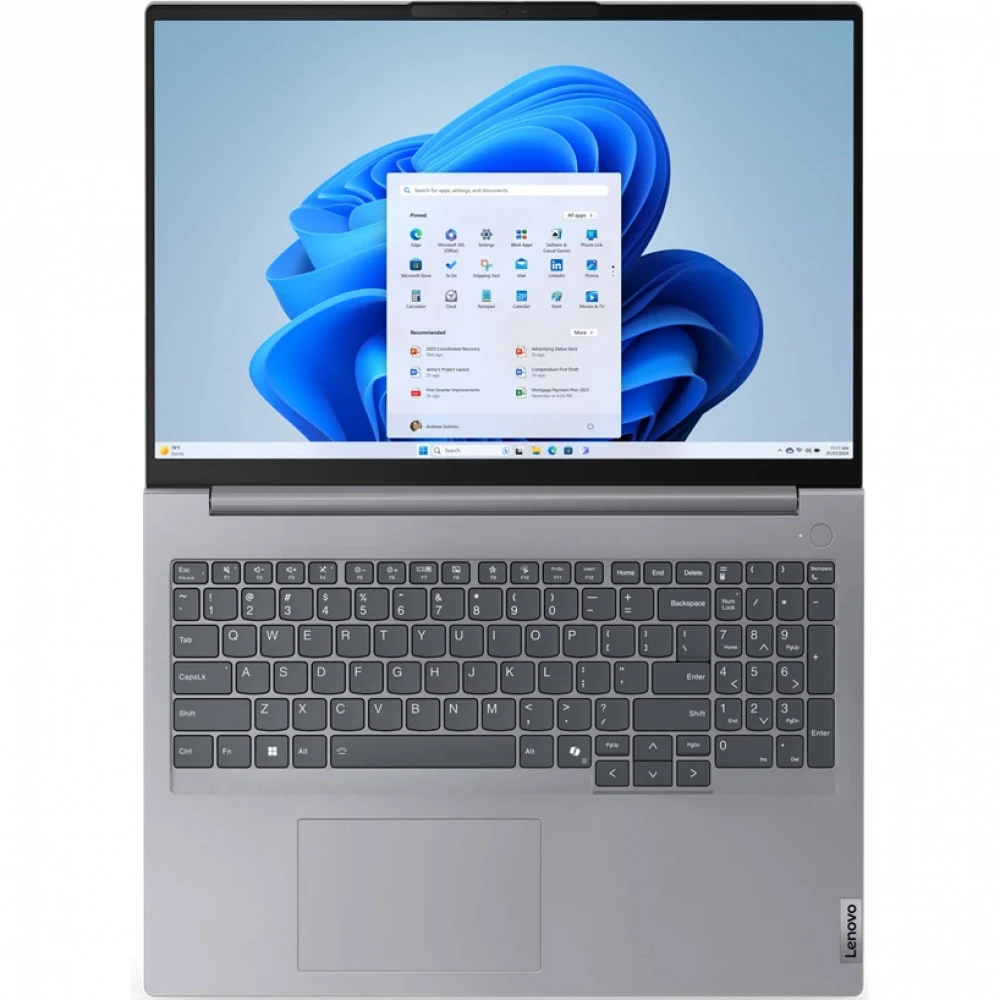 Ноутбук Lenovo ThinkBook 16 Gen 7 21MS008SRU 16 ", WUXGA 1920x1200 (16:10), Core Ultra 5, 8 Гб