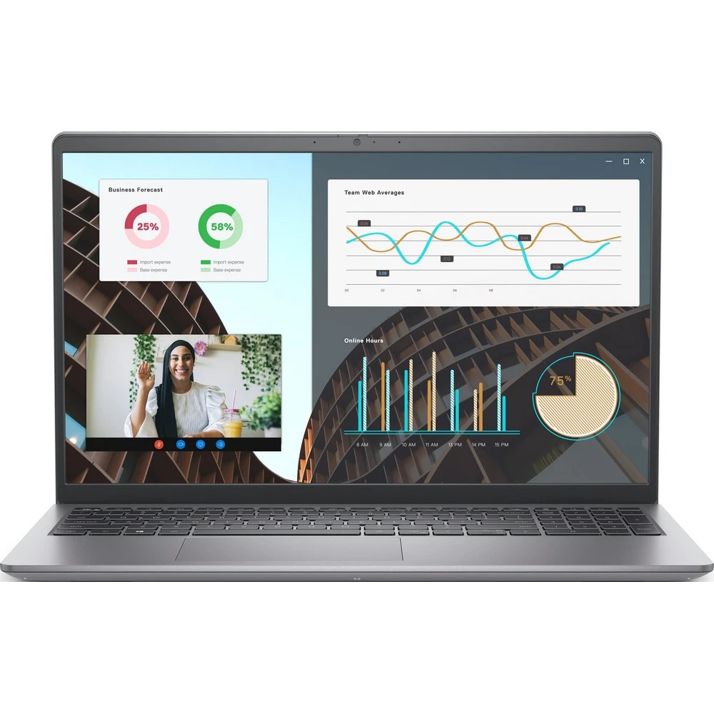 Ноутбук Dell Vostro 3530 210-BGLW-N3404PVNB3530EMEA01_UBU 15.6 ", FHD 1920x1080 (16:9), Core i5, 16 Гб