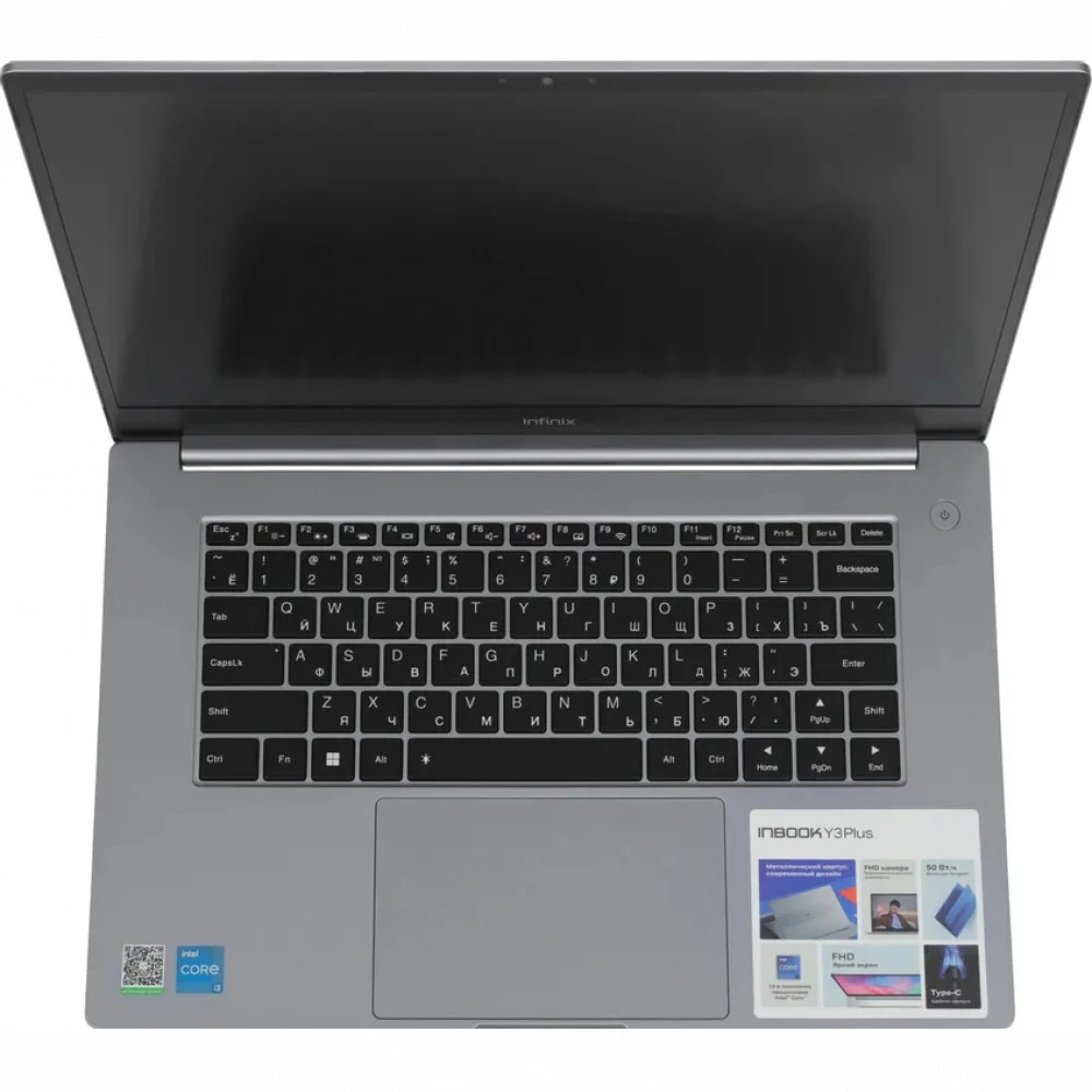 Ноутбук Infinix INBOOK Y3 Plus YL512 71008302599 15.6 ", FHD 1920x1080 (16:9), Core i3, 8 Гб