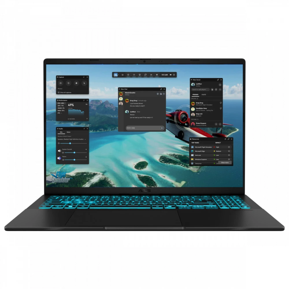 Ноутбук Asus V16 V3607VP-RP031 90NB16R1-M001M0 16 ", WUXGA 1920x1200 (16:10), Core 7, 32 Гб