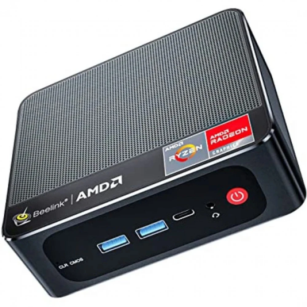 Персональный компьютер Beelink SER5 Black BL/SER5/5500U/16G/500G/2,5G* 1/Black Ryzen 5, 5500U, 2.1, 16 Гб