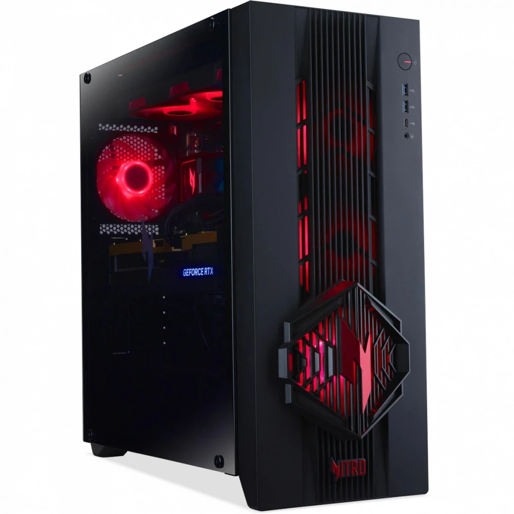 Персональный компьютер Acer Nitro 70 AMD N70X3D-100 DG.E5ACD.009 Ryzen 9, 9900X3D, 4.41, 32 Гб