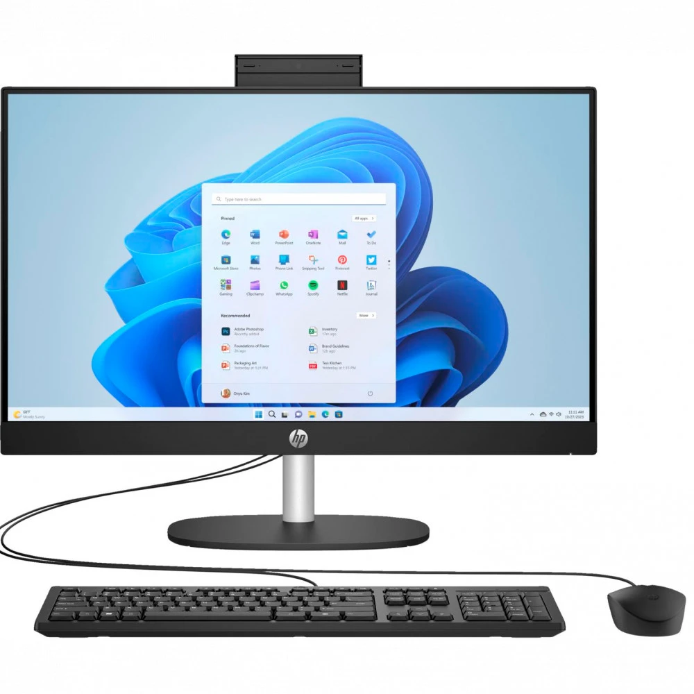 Моноблок HP All-in-One 24-cr0061ci 7Y0C3EA 23.8 ", Intel, N-series, N200, 1, 8 Гб, 512 Гб