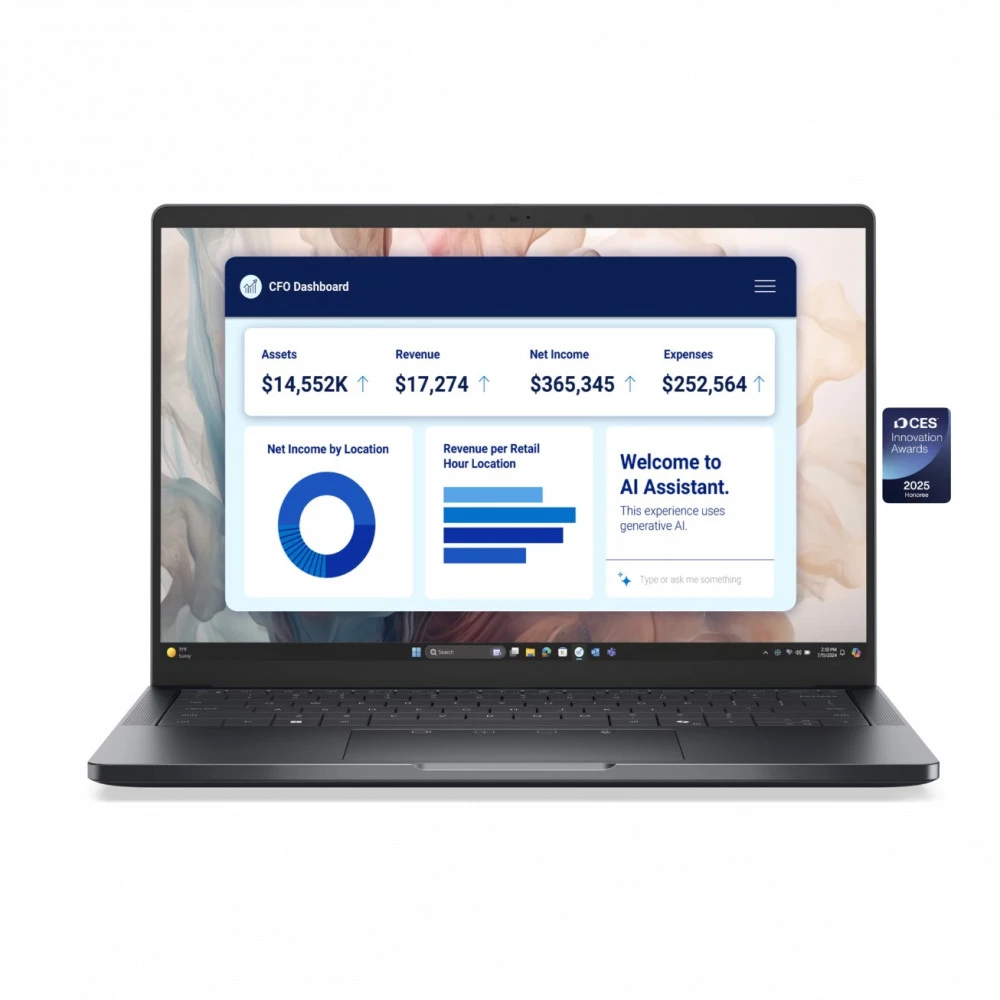 Ноутбук Dell Pro 14 Premium 210-BPFF_5 14 ", WUXGA 1920x1200 (16:10), Core Ultra 7, 32 Гб