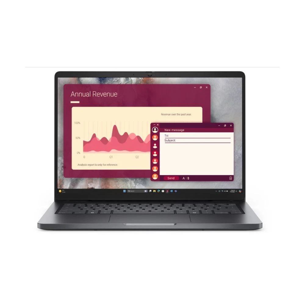 Ноутбук Dell Pro 14 PC14250 210-BQHF/BTO108_PC14250_EMEA 14 ", WUXGA 1920x1200 (16:10), Core Ultra 7, 32 Гб