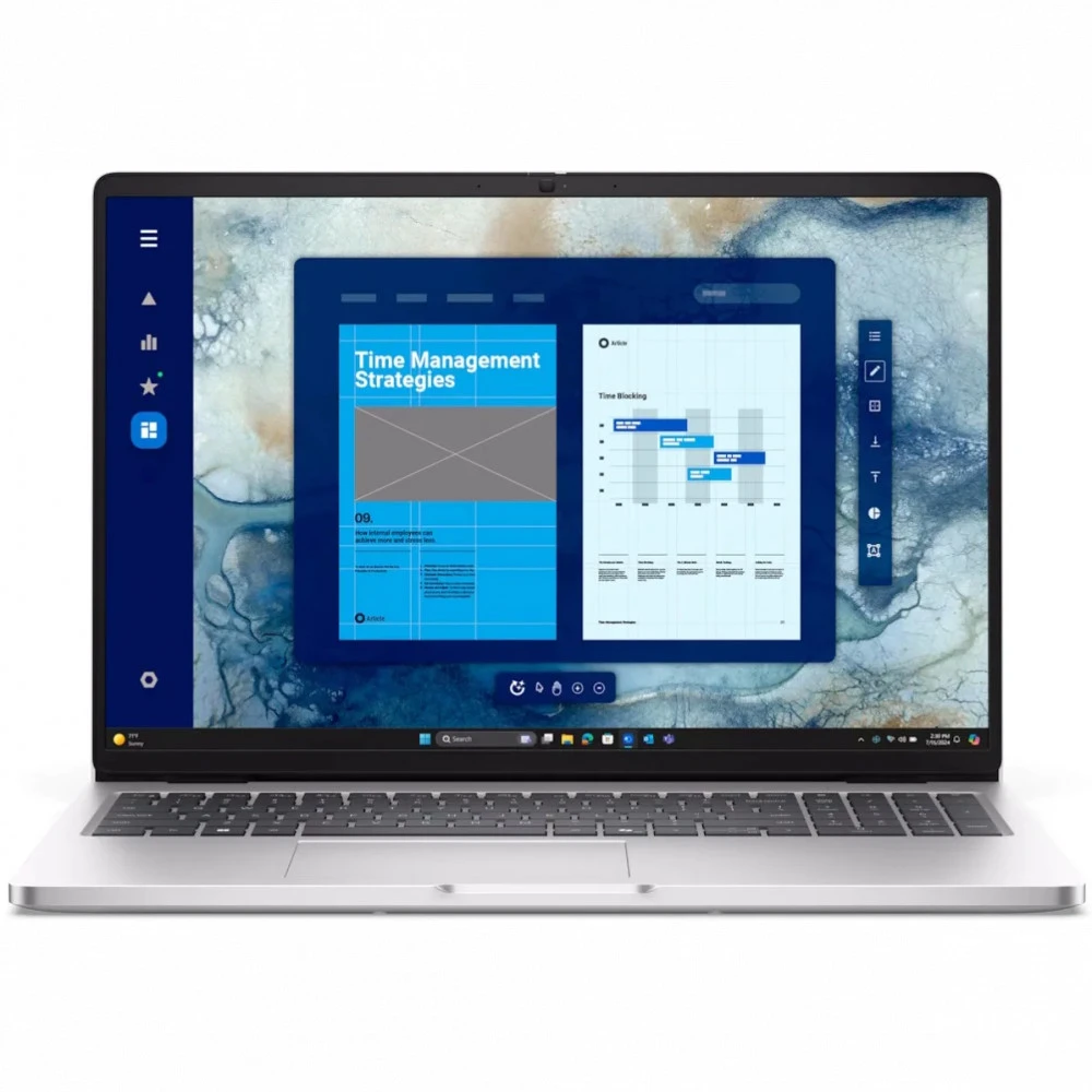 Ноутбук Dell Pro 16 PC16250 210-BQHB_BTO109 16 ", WUXGA 1920x1200 (16:10), Core Ultra 7, 16 Гб