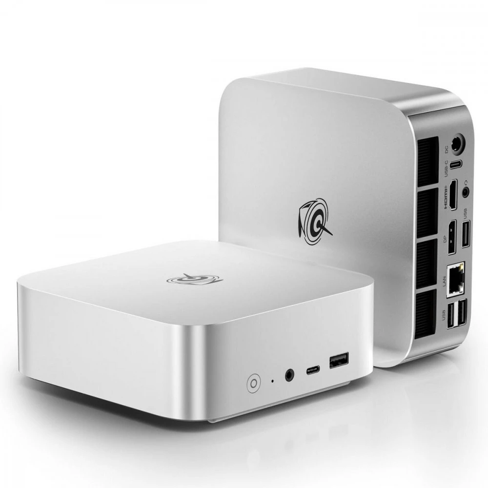Персональный компьютер Beelink SER8 BL/SER8/8845HS/64G/1TB/Frost Silver Ryzen 7, 8845HS, 3.8, 64 Гб, Windows 11 Pro