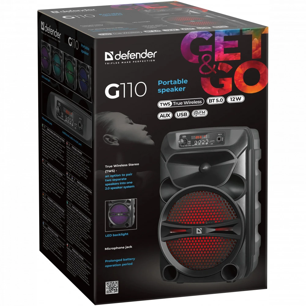 Портативная колонка Defender G110 65110