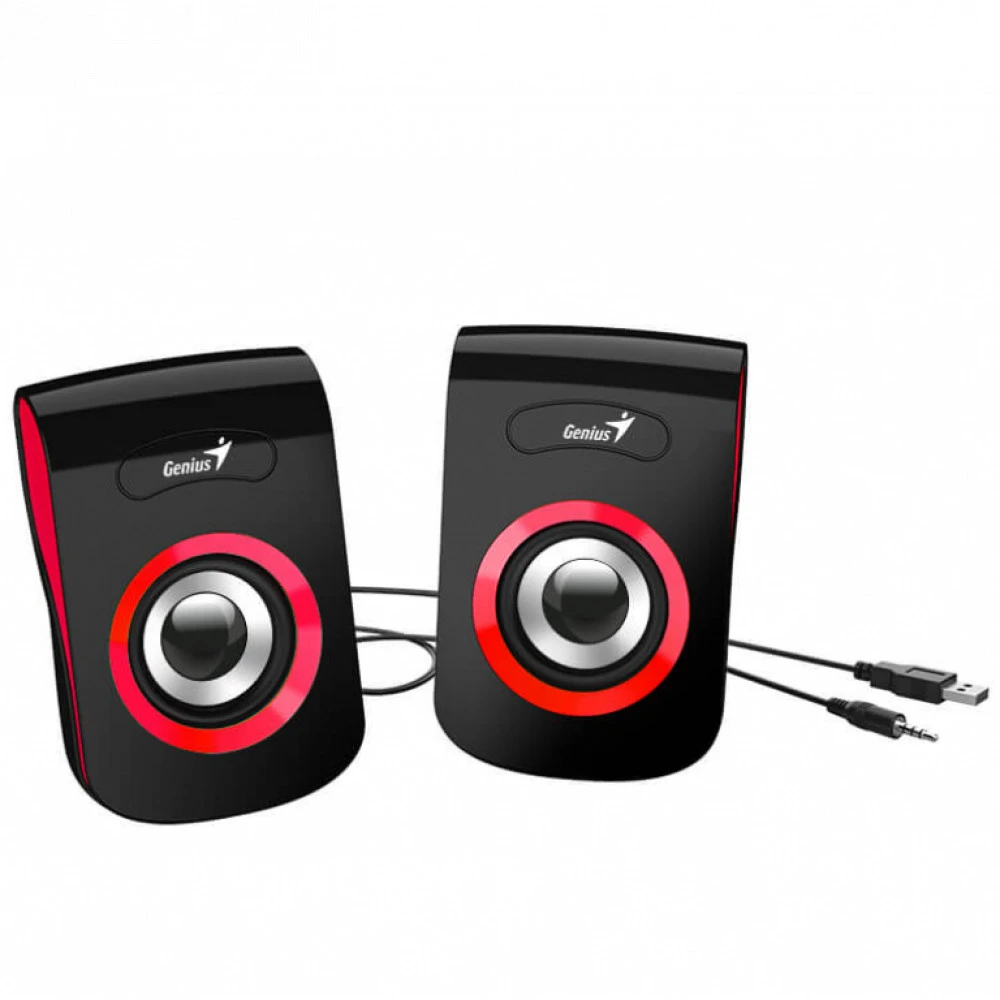 Компьютерные колонки Genius SP-Q180 Red 31730026401