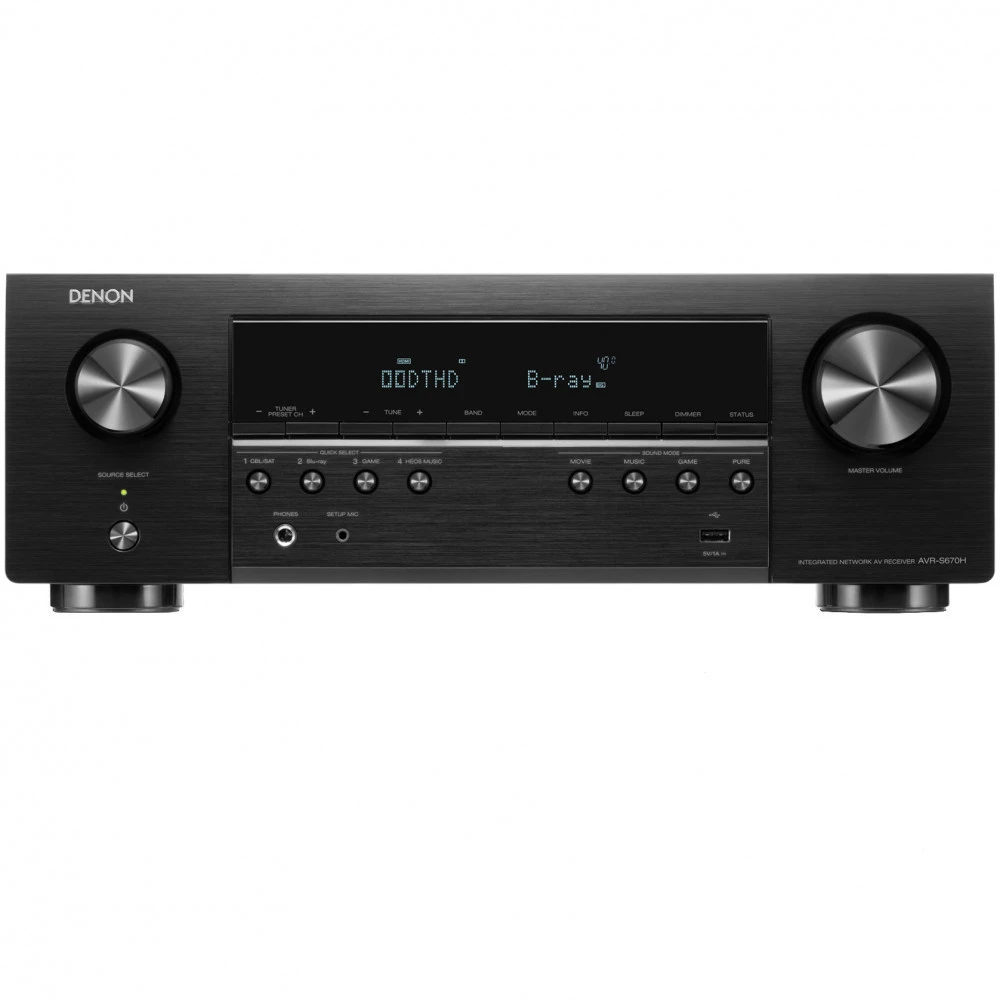 AV-ресивер DENON AVRS670H чёрный AVRS670HBKE2/B