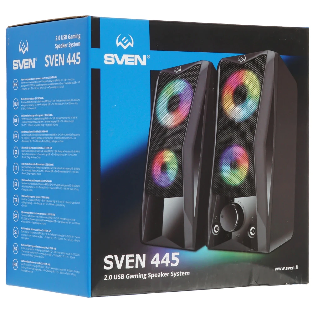 Компьютерные колонки Sven 445 - Black SVEN 445