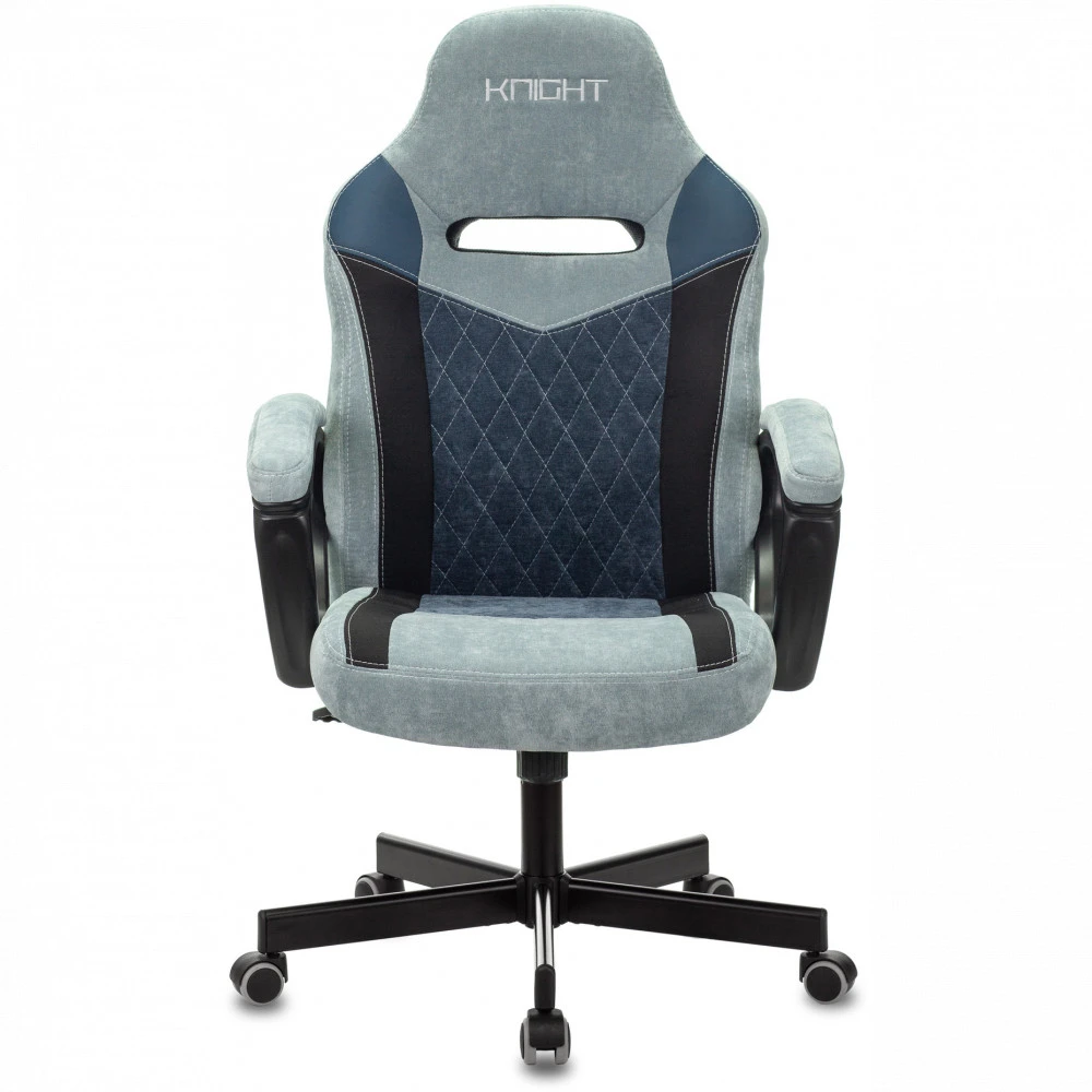 Компьютерное кресло Бюрократ VIKING 6 KNIGHT Fabric серый/голубой Z-VIKING-6-KNIGHT-GR/BL