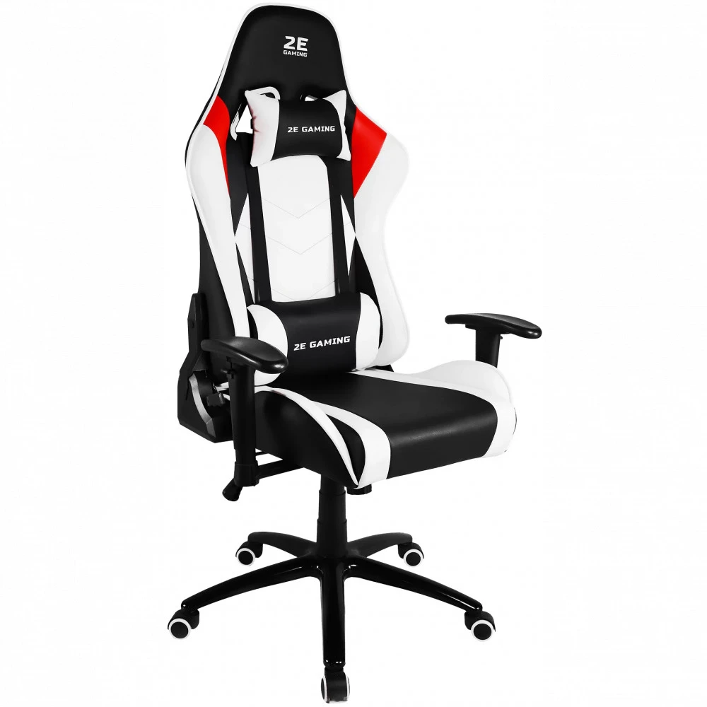Компьютерное кресло 2E BUSHIDO White/Black 2E-GC-BUS-WT